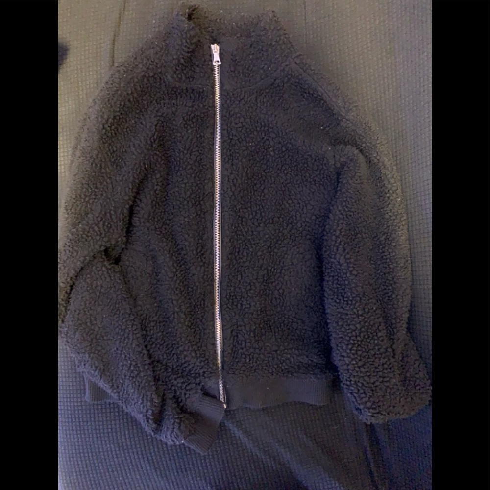 Black teddy jacket